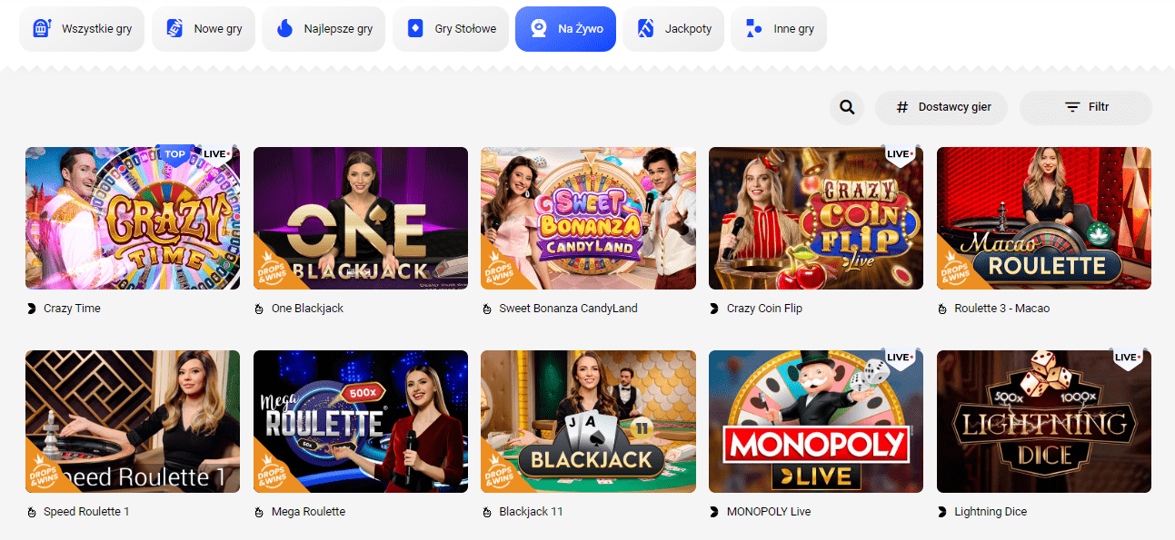 Gra w kasynie online SLottika z polską walutą w trybie live